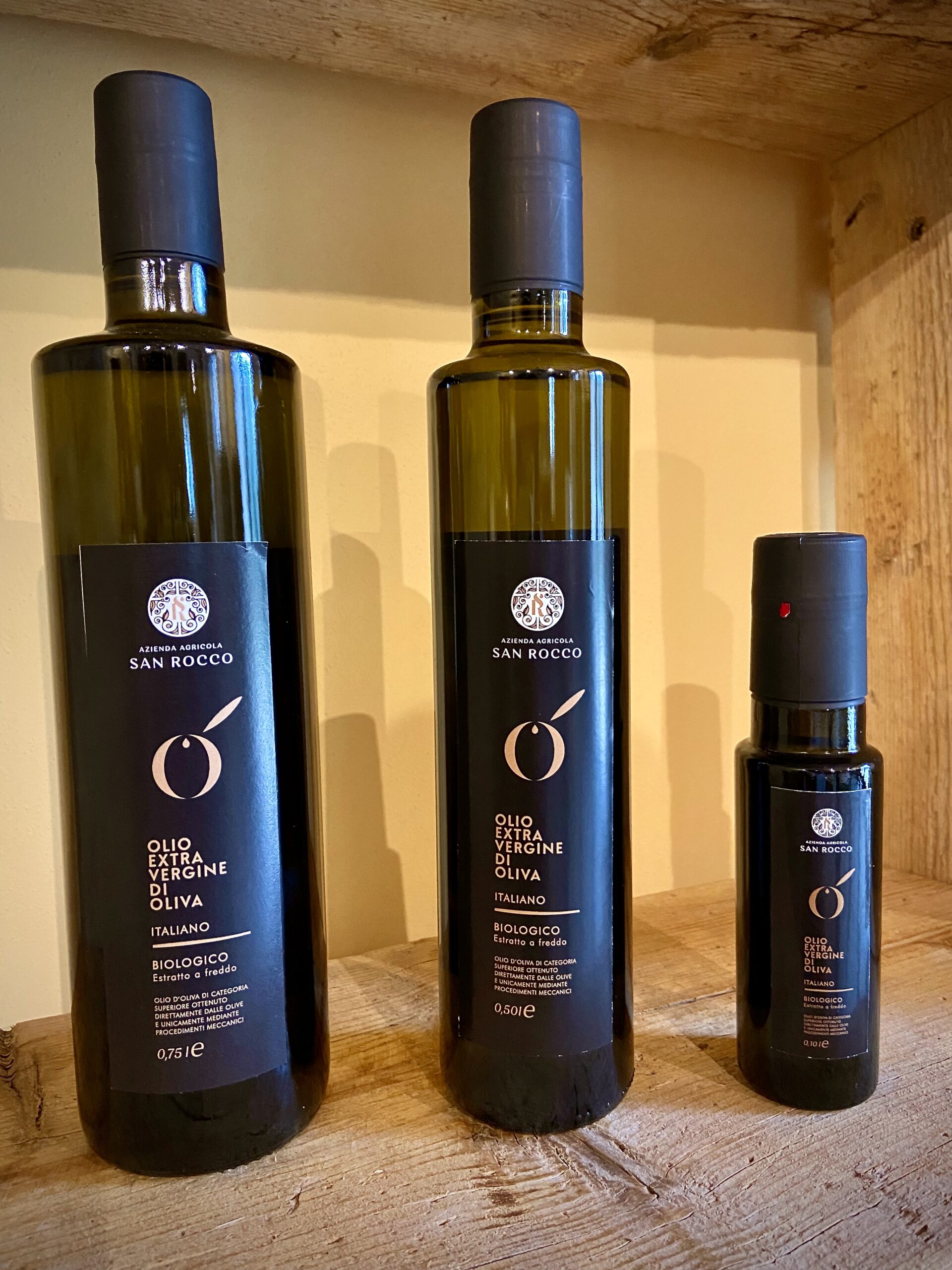 olio extravergine di oliva Agriturismo San Rocco